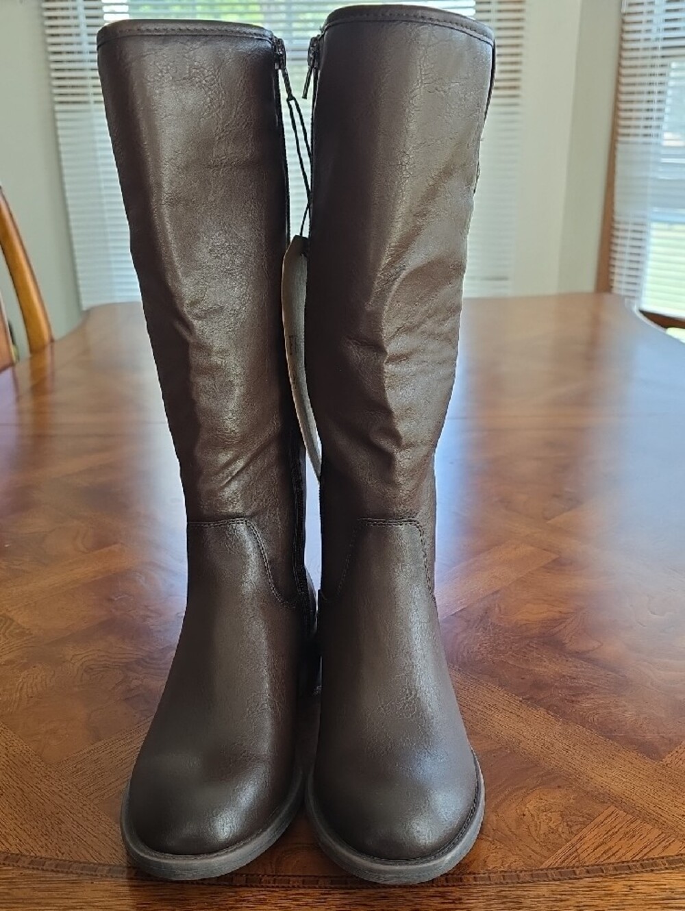 Frye And Co. Charlize Tall Riding Boots Dark Brown Women's Size 7M - NEW - Picture 3 of 10